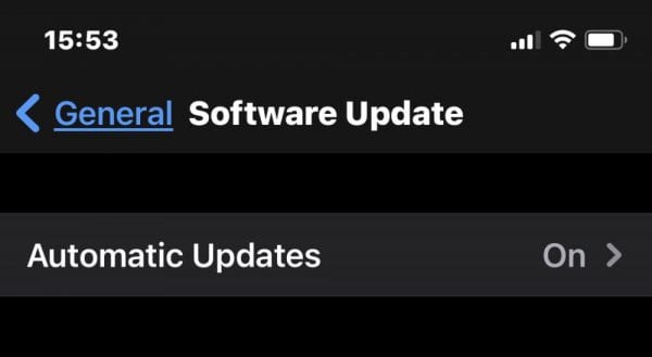 iphone auto update